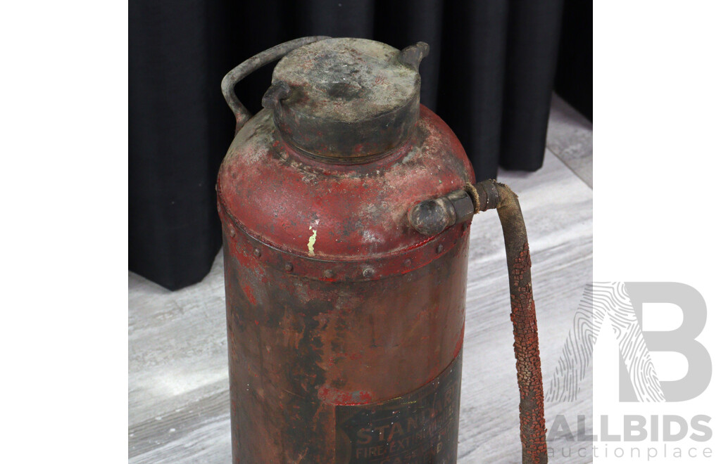 Vintage Metal Fire Extinguisher