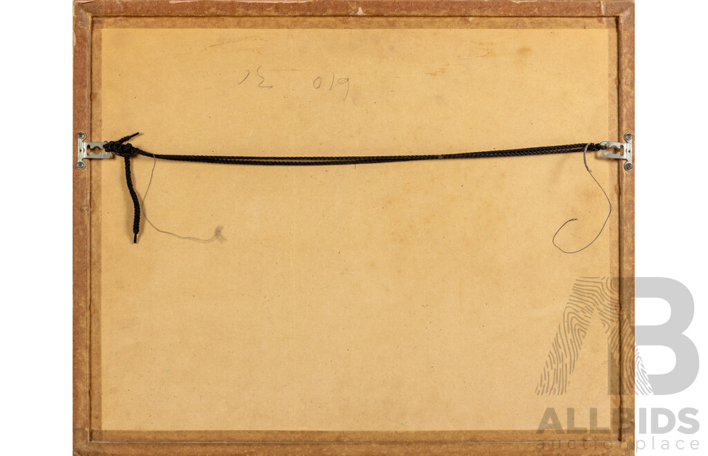 Judith White (20th Century, Australian), Harbour Edge, Wonderful Editioned & Signed Screenprint, 54 x 67 cm (frame)