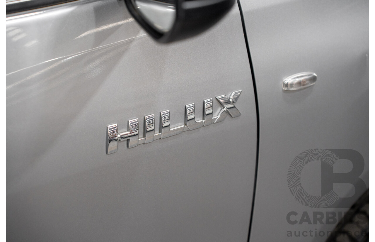 03/2018 Toyota Hilux Workmate TGN121R MY17 C/Chas Silver 2.7L