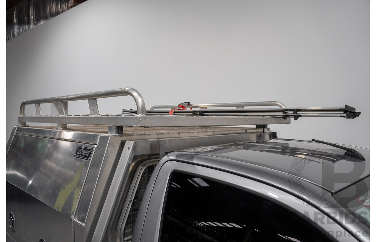 03/2018 Toyota Hilux Workmate TGN121R MY17 C/Chas Silver 2.7L