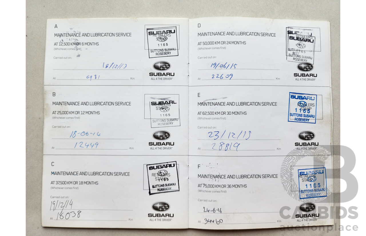 5/2013 Subaru XV 2.0i-S MY13 4d Wagon Red 2.0L