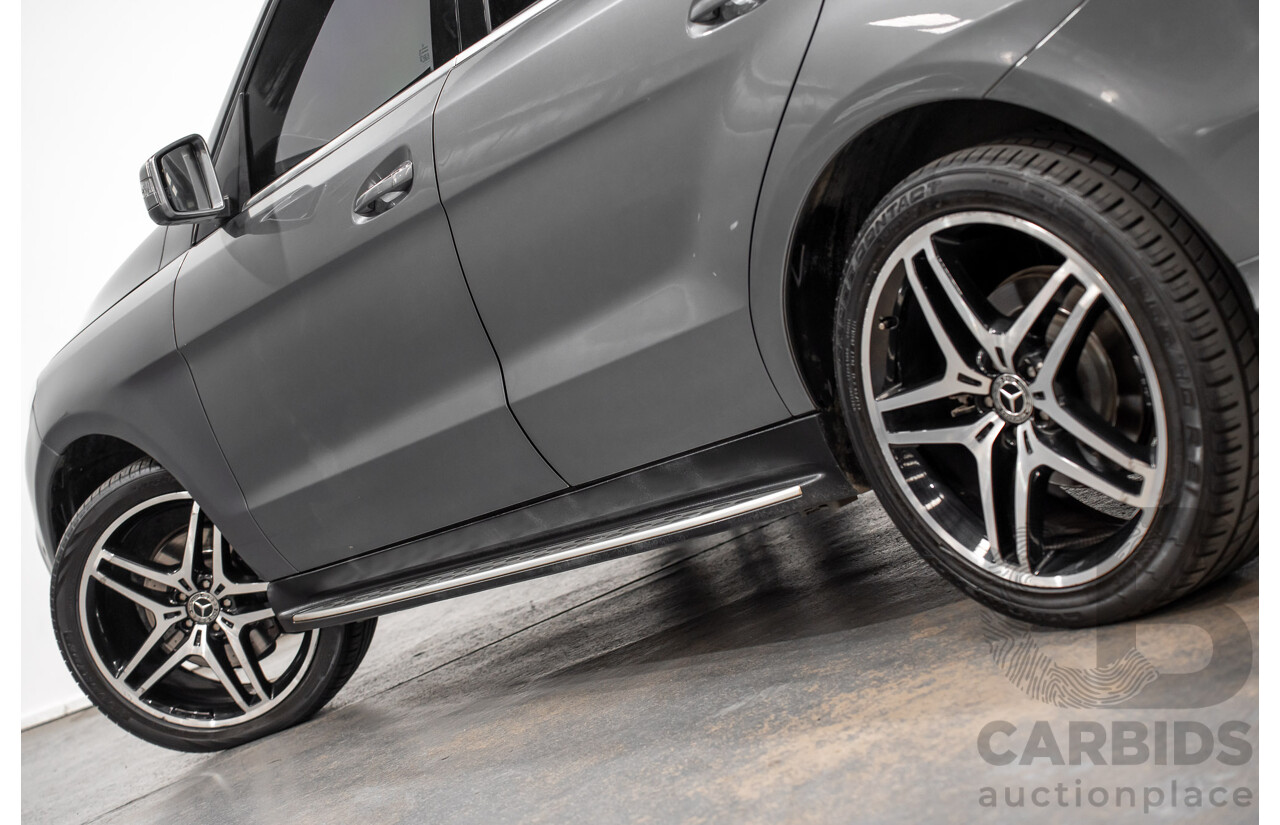 03/2018 Mercedes-Benz GLE 250d AMG Pack (AWD) 166 MY17.5 4D Wagon Selenite Grey Turbo Diesel 2.1L