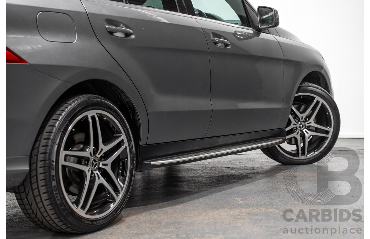 03/2018 Mercedes-Benz GLE 250d AMG Pack (AWD) 166 MY17.5 4D Wagon Selenite Grey Turbo Diesel 2.1L