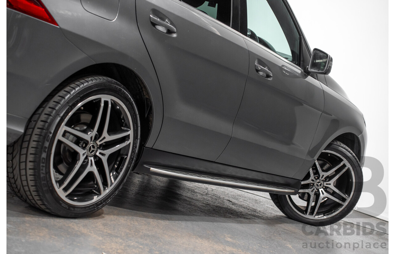 03/2018 Mercedes-Benz GLE 250d AMG Pack (AWD) 166 MY17.5 4D Wagon Selenite Grey Turbo Diesel 2.1L