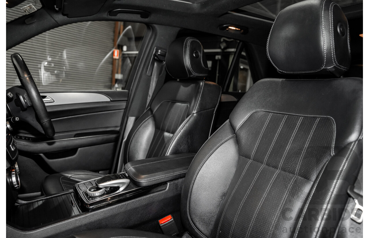 03/2018 Mercedes-Benz GLE 250d AMG Pack (AWD) 166 MY17.5 4D Wagon Selenite Grey Turbo Diesel 2.1L