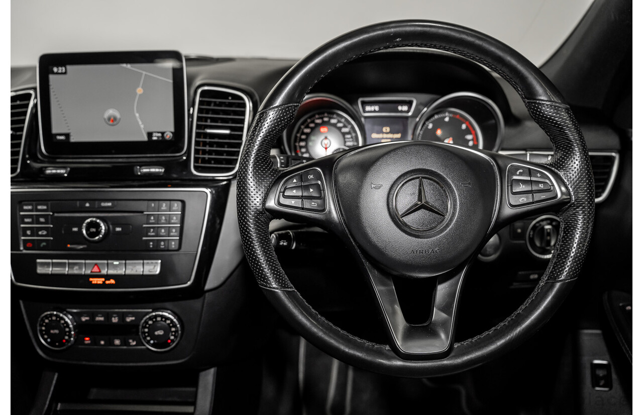 03/2018 Mercedes-Benz GLE 250d AMG Pack (AWD) 166 MY17.5 4D Wagon Selenite Grey Turbo Diesel 2.1L