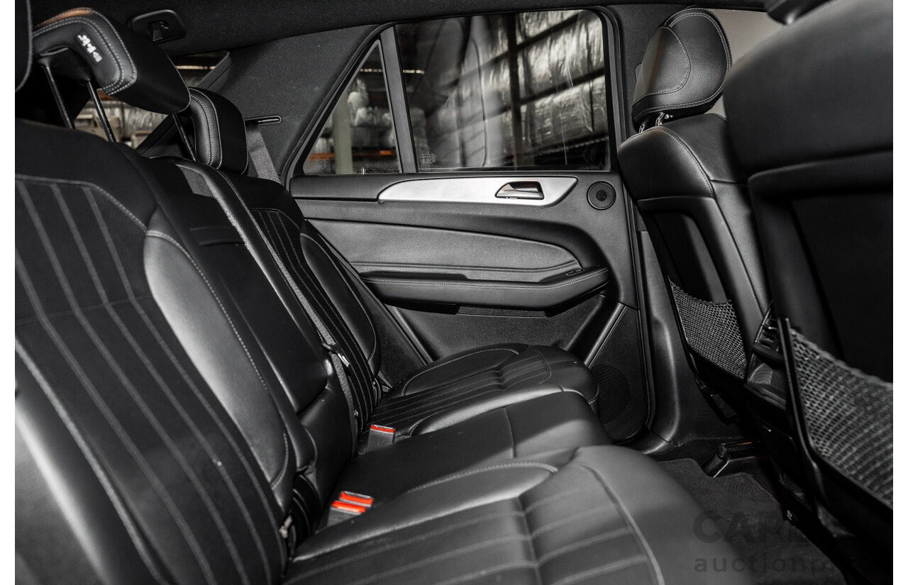 03/2018 Mercedes-Benz GLE 250d AMG Pack (AWD) 166 MY17.5 4D Wagon Selenite Grey Turbo Diesel 2.1L