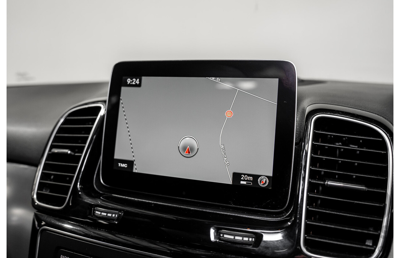 03/2018 Mercedes-Benz GLE 250d AMG Pack (AWD) 166 MY17.5 4D Wagon Selenite Grey Turbo Diesel 2.1L