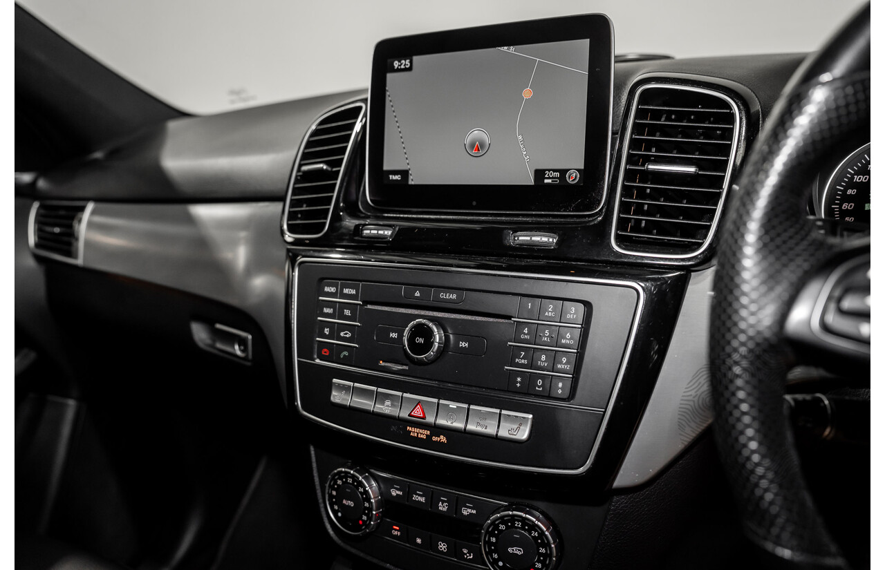 03/2018 Mercedes-Benz GLE 250d AMG Pack (AWD) 166 MY17.5 4D Wagon Selenite Grey Turbo Diesel 2.1L