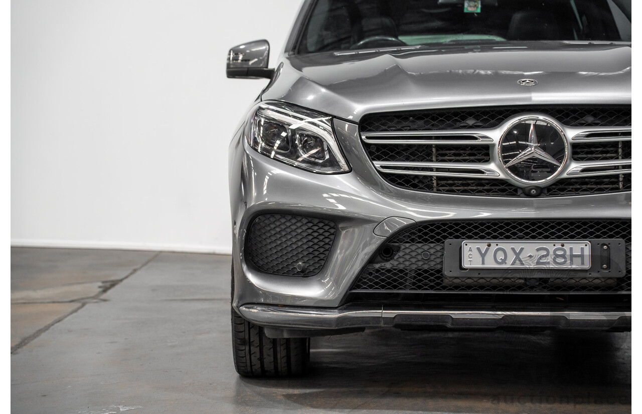 03/2018 Mercedes-Benz GLE 250d AMG Pack (AWD) 166 MY17.5 4D Wagon Selenite Grey Turbo Diesel 2.1L