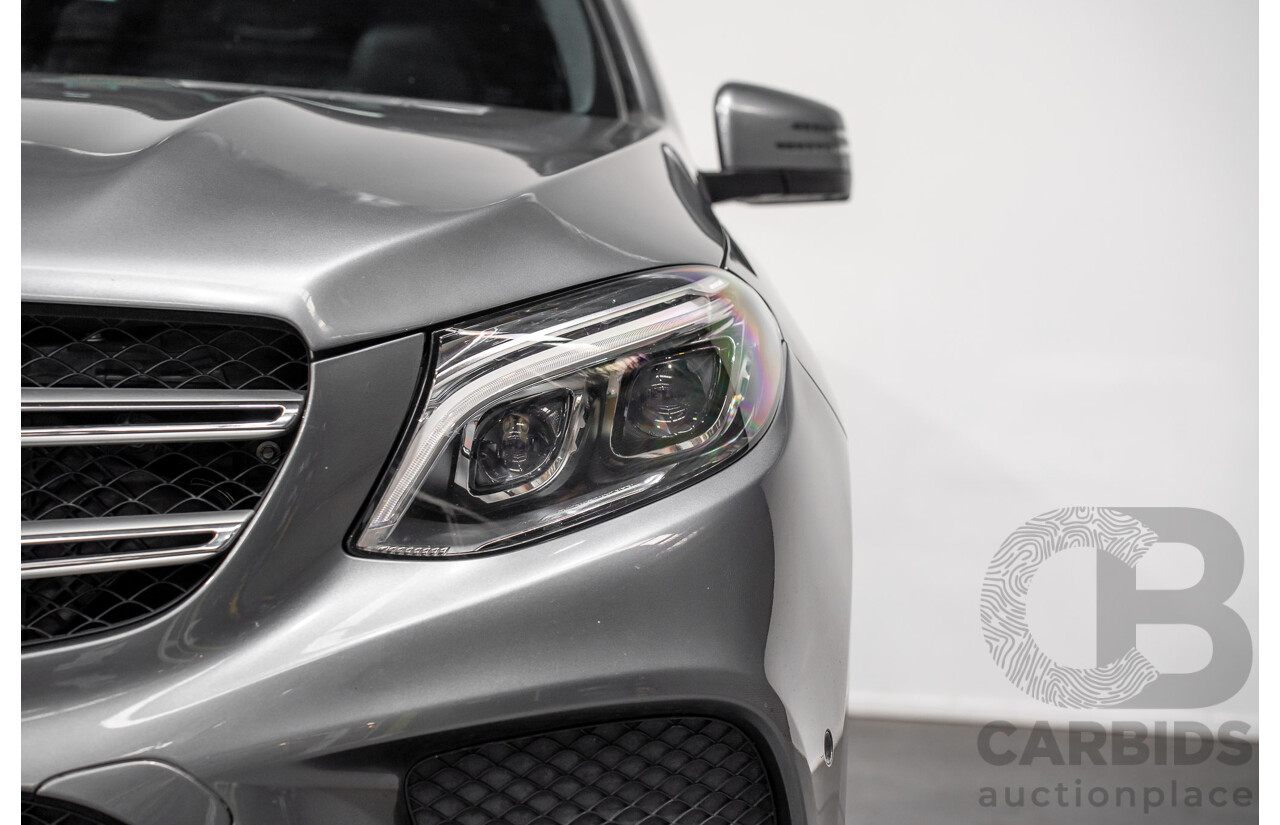03/2018 Mercedes-Benz GLE 250d AMG Pack (AWD) 166 MY17.5 4D Wagon Selenite Grey Turbo Diesel 2.1L