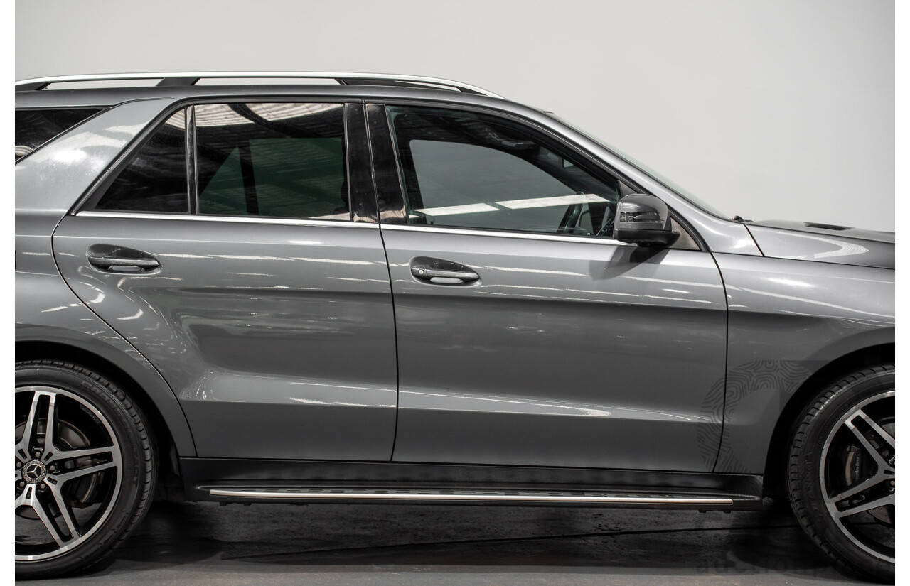 03/2018 Mercedes-Benz GLE 250d AMG Pack (AWD) 166 MY17.5 4D Wagon Selenite Grey Turbo Diesel 2.1L