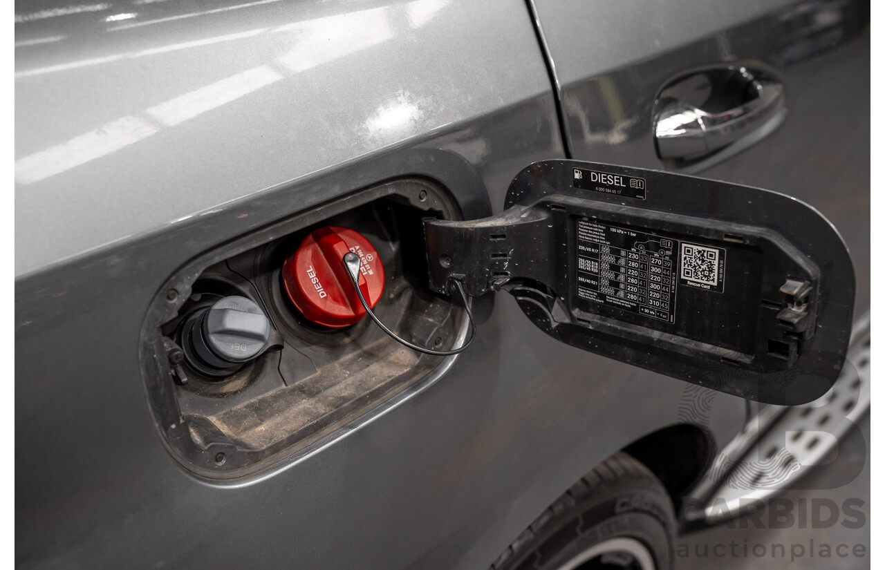 03/2018 Mercedes-Benz GLE 250d AMG Pack (AWD) 166 MY17.5 4D Wagon Selenite Grey Turbo Diesel 2.1L