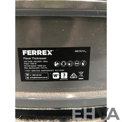 Ferrex 318mm Electric Bench Planer Thicknesser