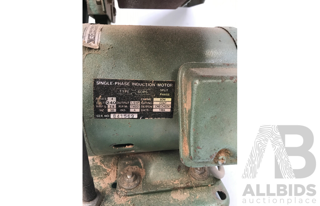 Vintage 240V Chevron Belt Linisher