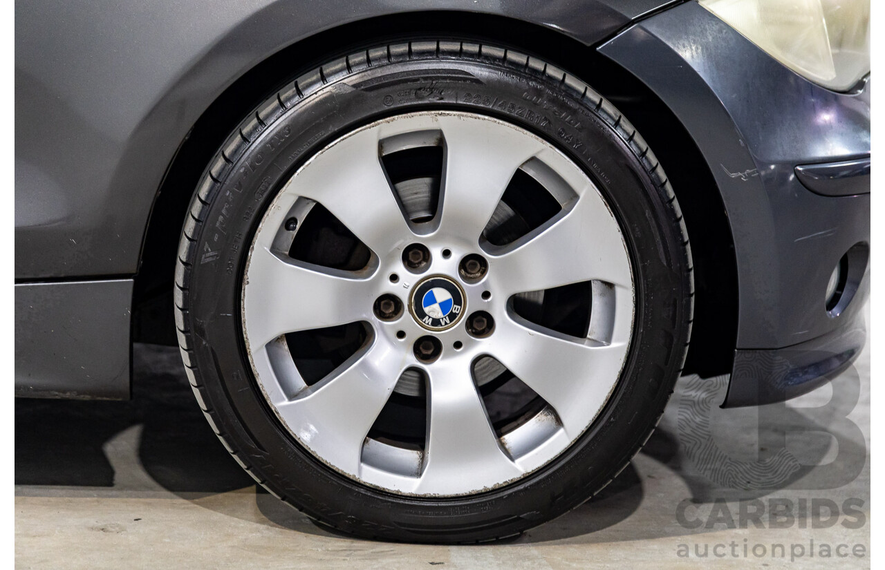 1/2007 BMW 118i E87 5d Hatchback Sparkling Graphite Metallic 2.0L