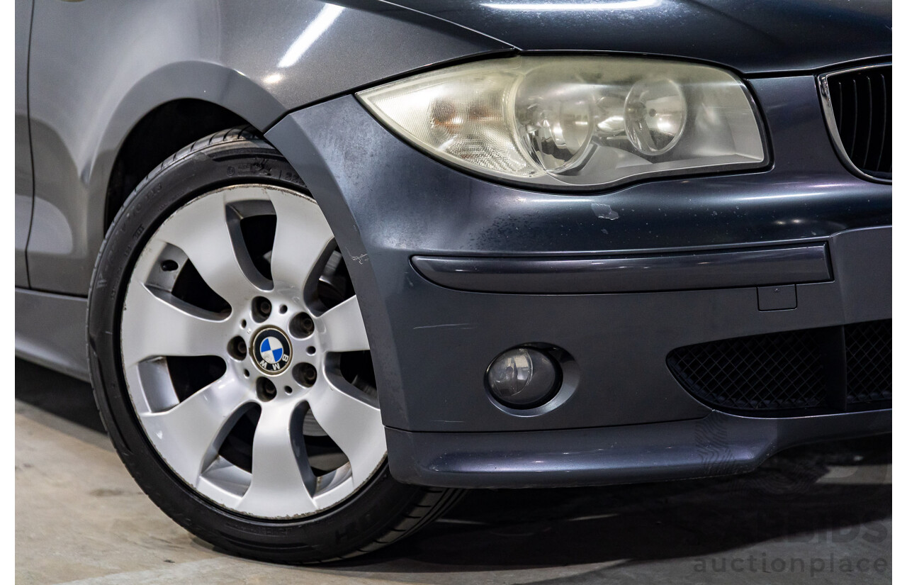 1/2007 BMW 118i E87 5d Hatchback Sparkling Graphite Metallic 2.0L