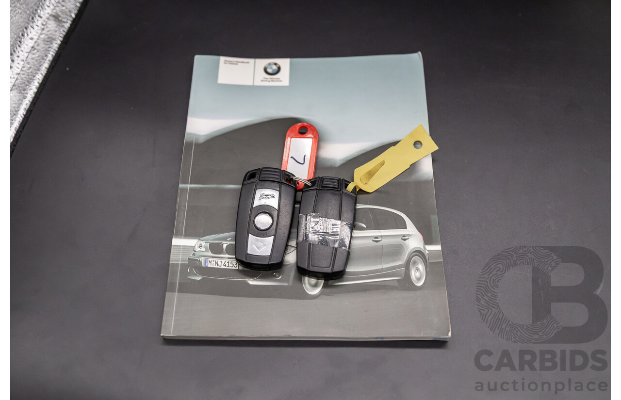 1/2007 BMW 118i E87 5d Hatchback Sparkling Graphite Metallic 2.0L