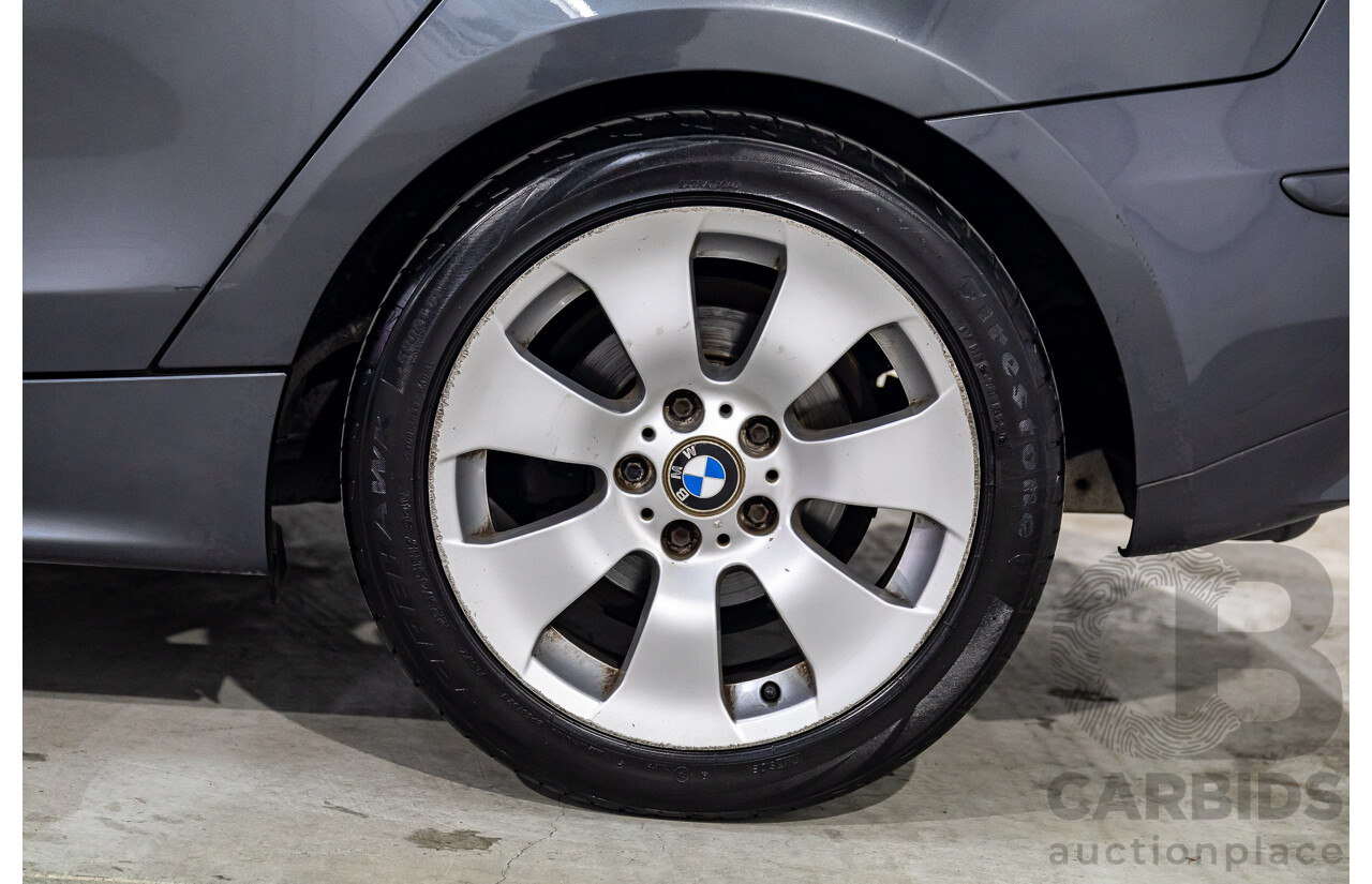 1/2007 BMW 118i E87 5d Hatchback Sparkling Graphite Metallic 2.0L