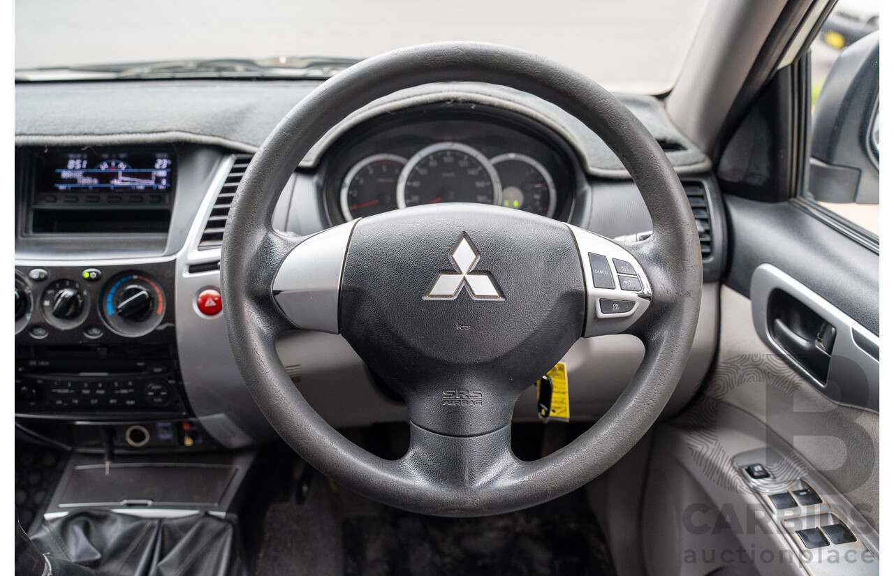 3/2011 Mitsubishi Challenger PB MY11 4d Wagon White Turbo Diesel 2.5L
