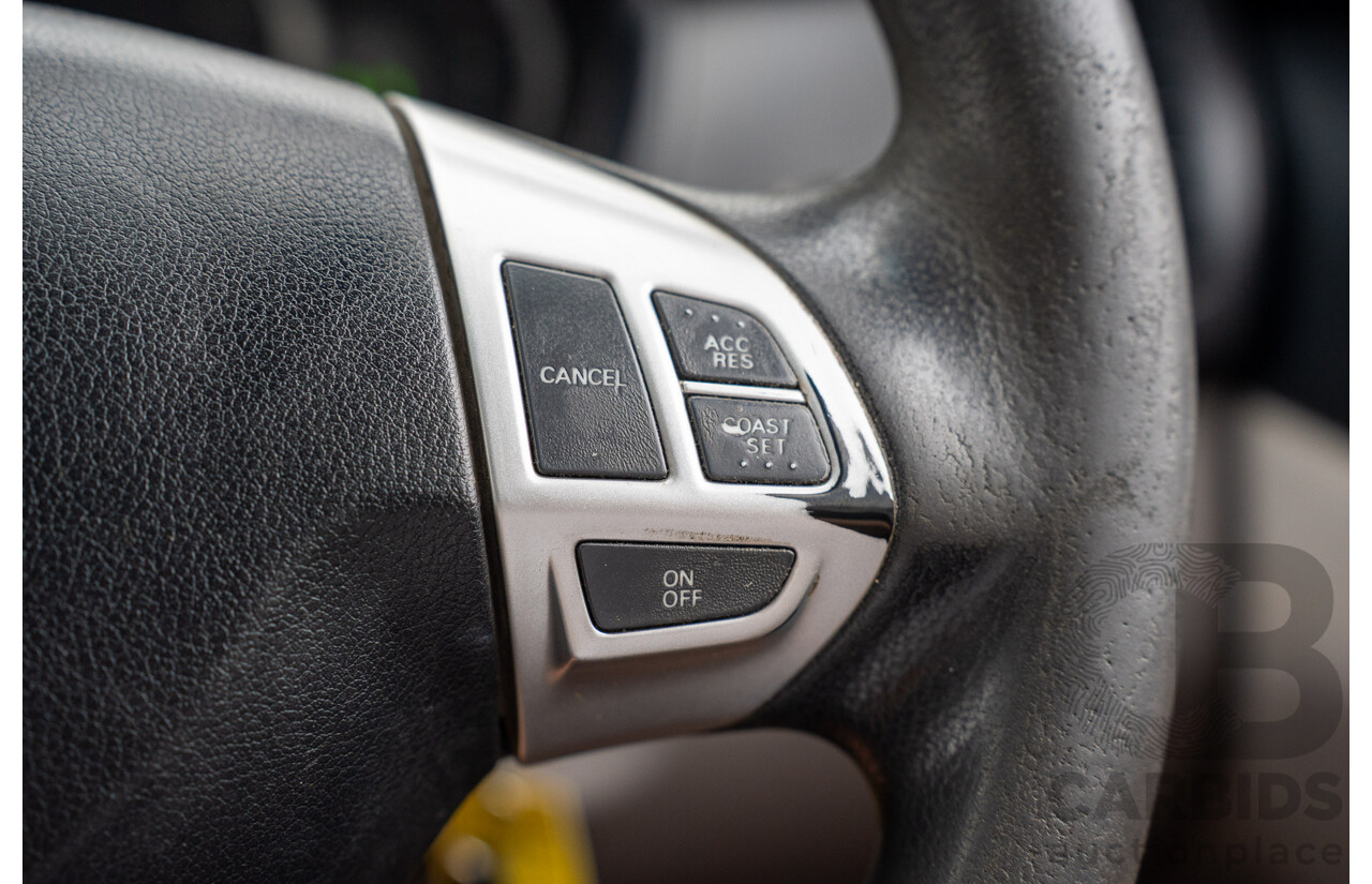 3/2011 Mitsubishi Challenger PB MY11 4d Wagon White Turbo Diesel 2.5L