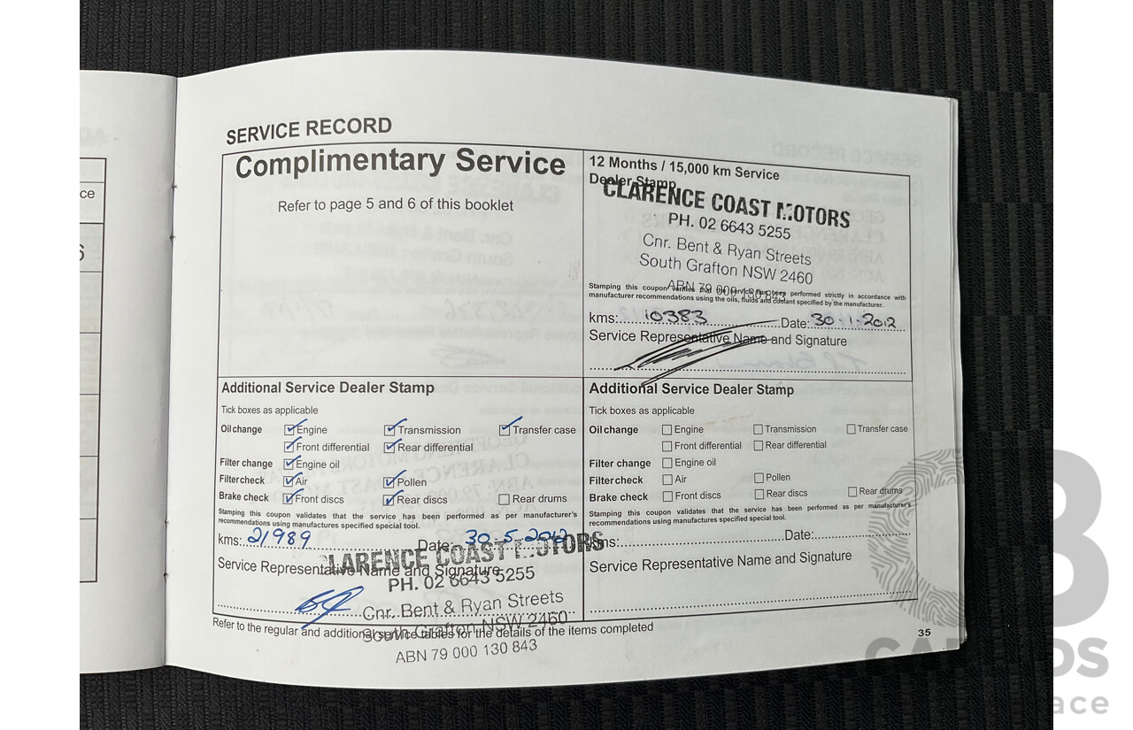 3/2011 Mitsubishi Challenger PB MY11 4d Wagon White Turbo Diesel 2.5L