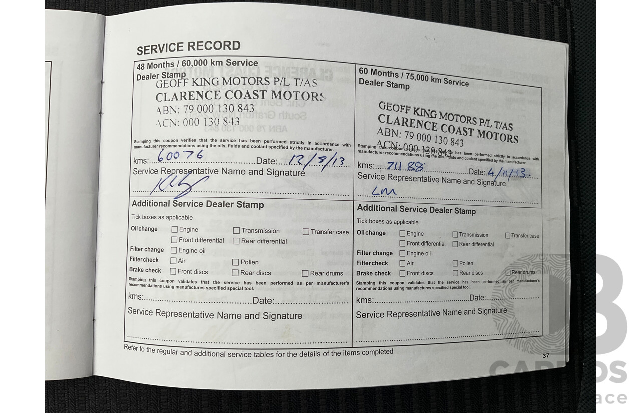 3/2011 Mitsubishi Challenger PB MY11 4d Wagon White Turbo Diesel 2.5L