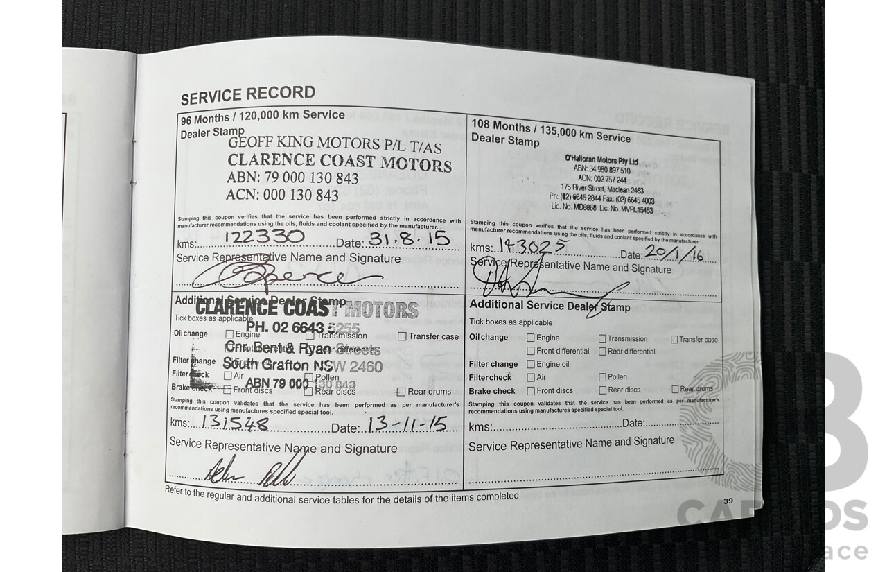 3/2011 Mitsubishi Challenger PB MY11 4d Wagon White Turbo Diesel 2.5L