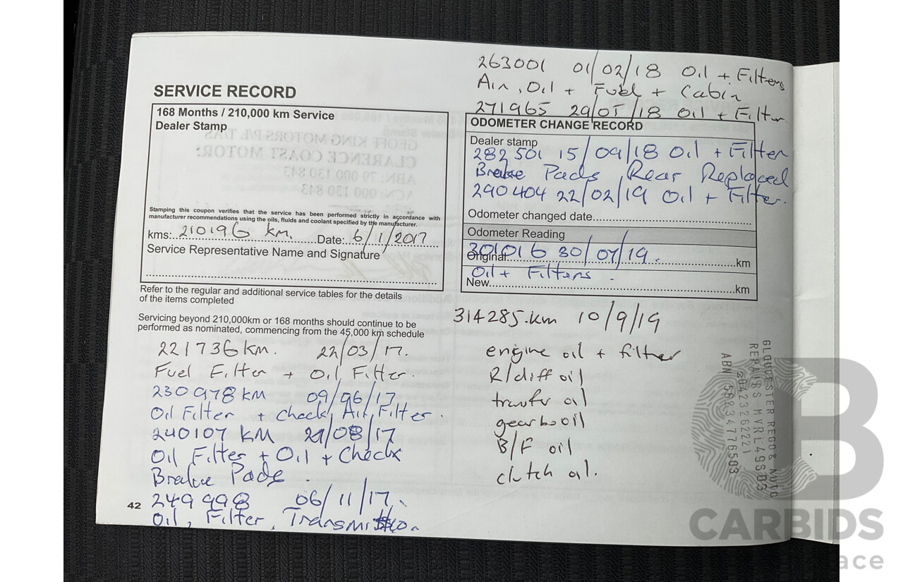 3/2011 Mitsubishi Challenger PB MY11 4d Wagon White Turbo Diesel 2.5L