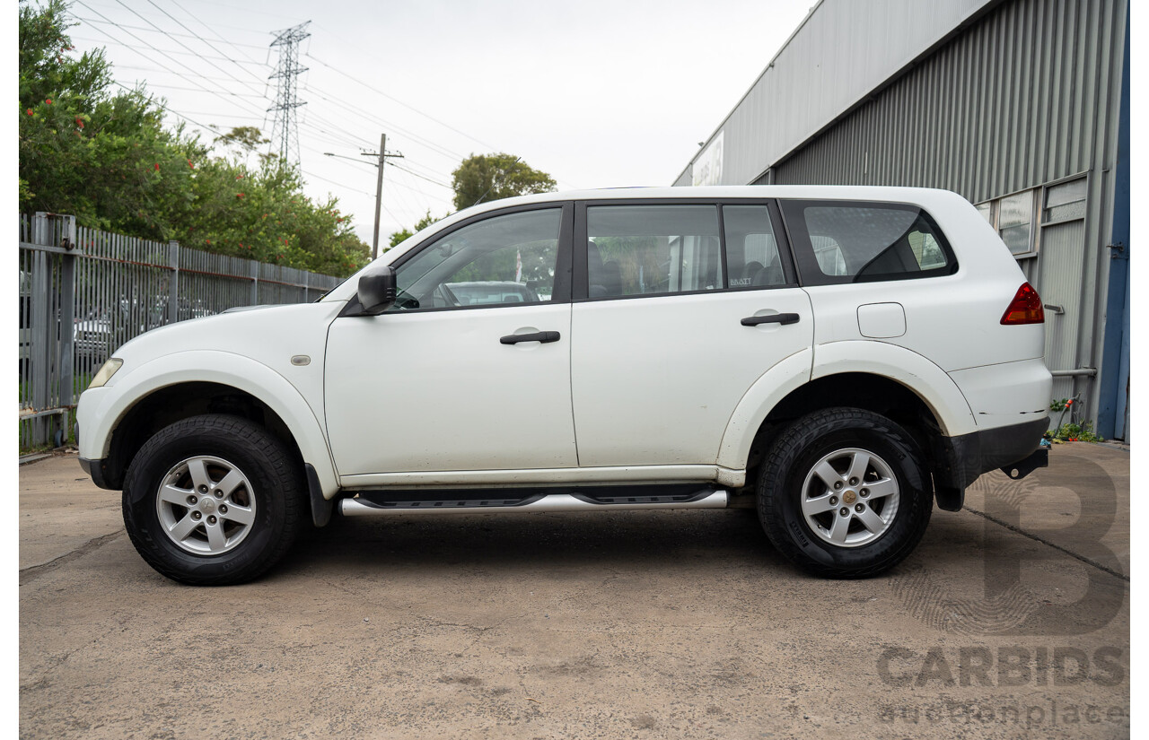 3/2011 Mitsubishi Challenger PB MY11 4d Wagon White Turbo Diesel 2.5L