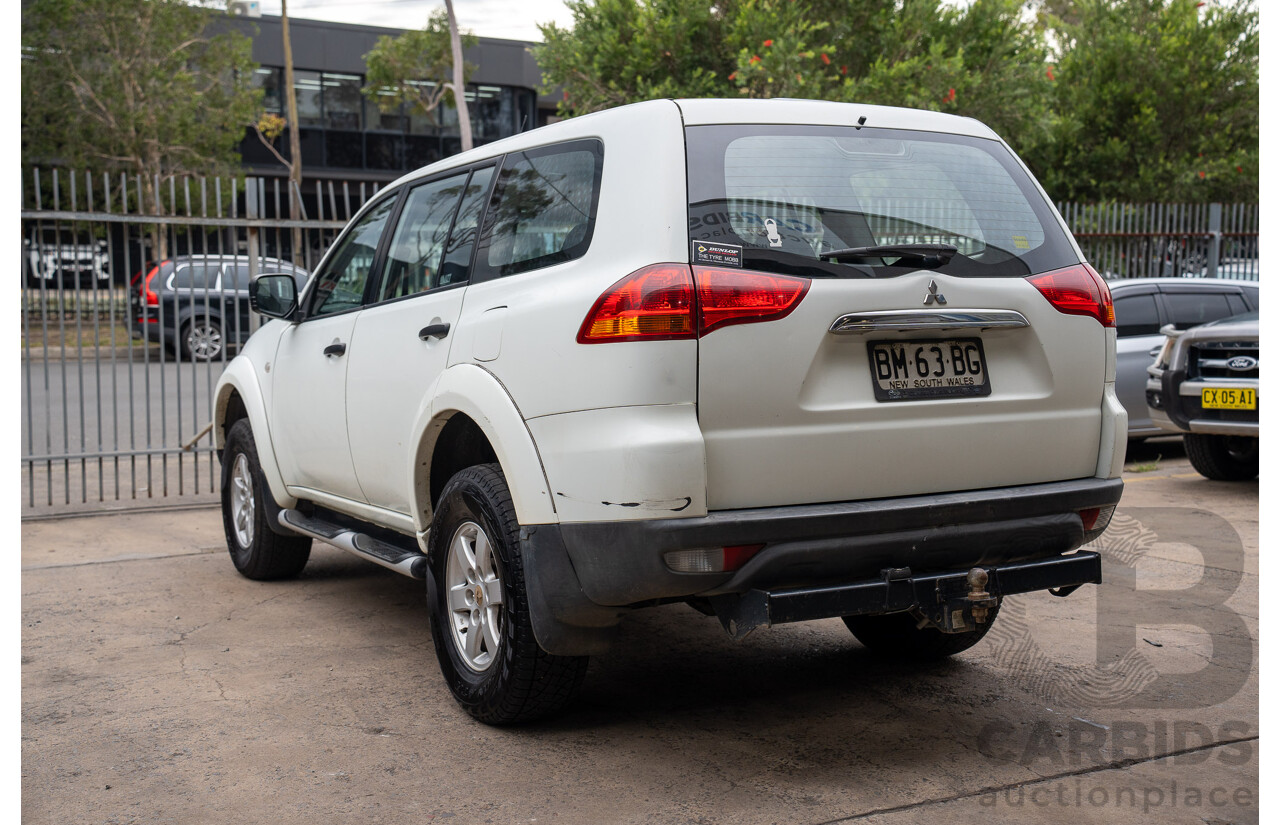 3/2011 Mitsubishi Challenger PB MY11 4d Wagon White Turbo Diesel 2.5L