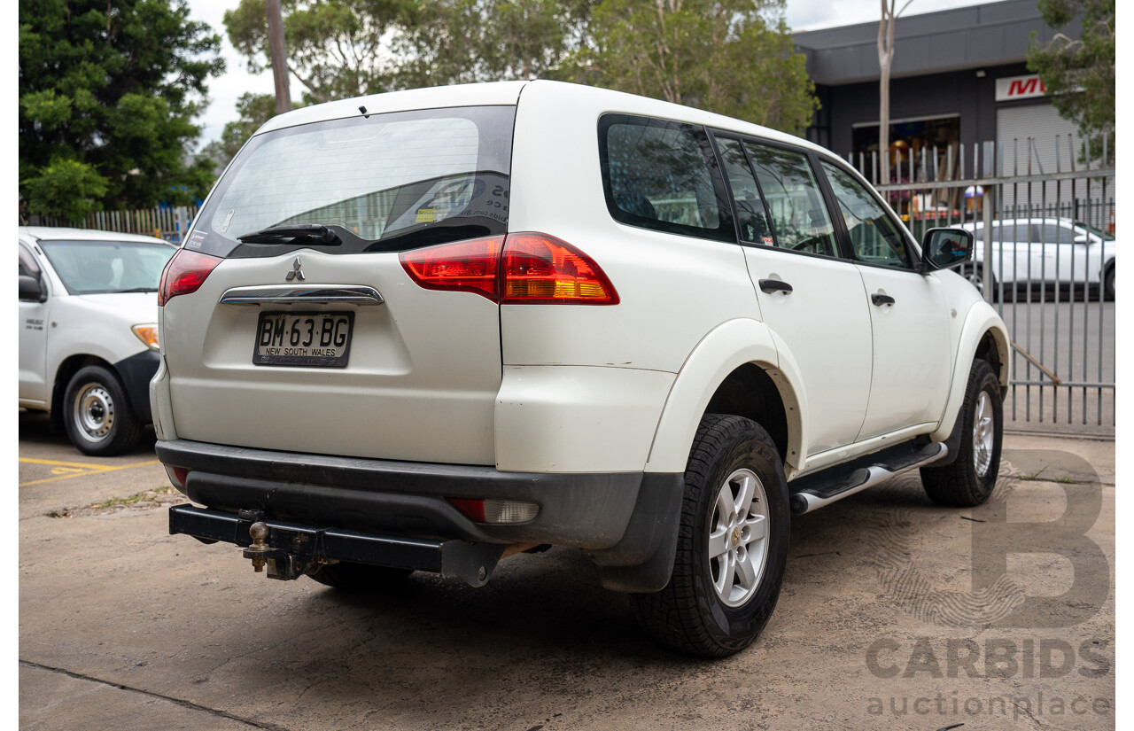 3/2011 Mitsubishi Challenger PB MY11 4d Wagon White Turbo Diesel 2.5L