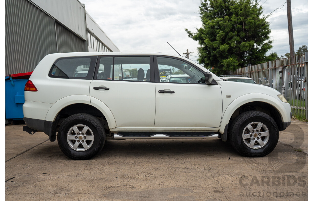3/2011 Mitsubishi Challenger PB MY11 4d Wagon White Turbo Diesel 2.5L