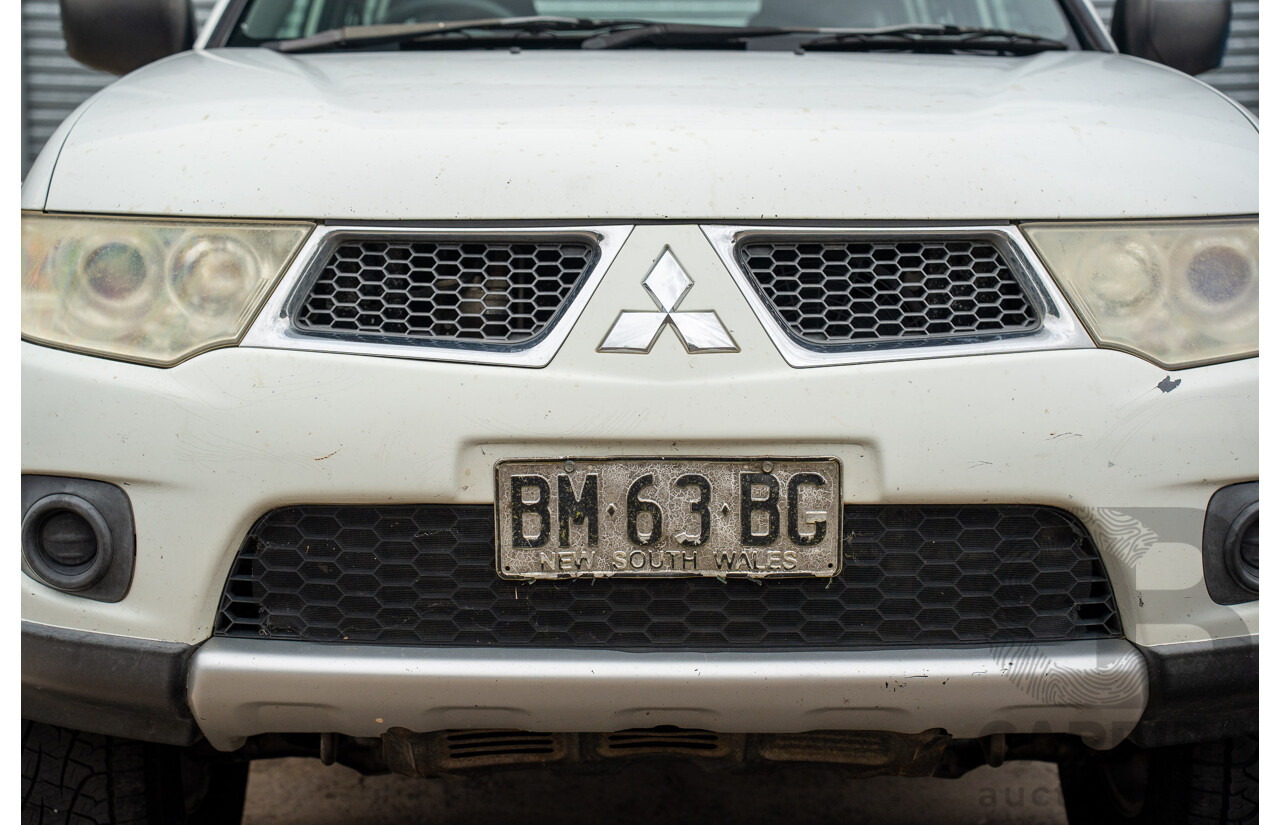 3/2011 Mitsubishi Challenger PB MY11 4d Wagon White Turbo Diesel 2.5L