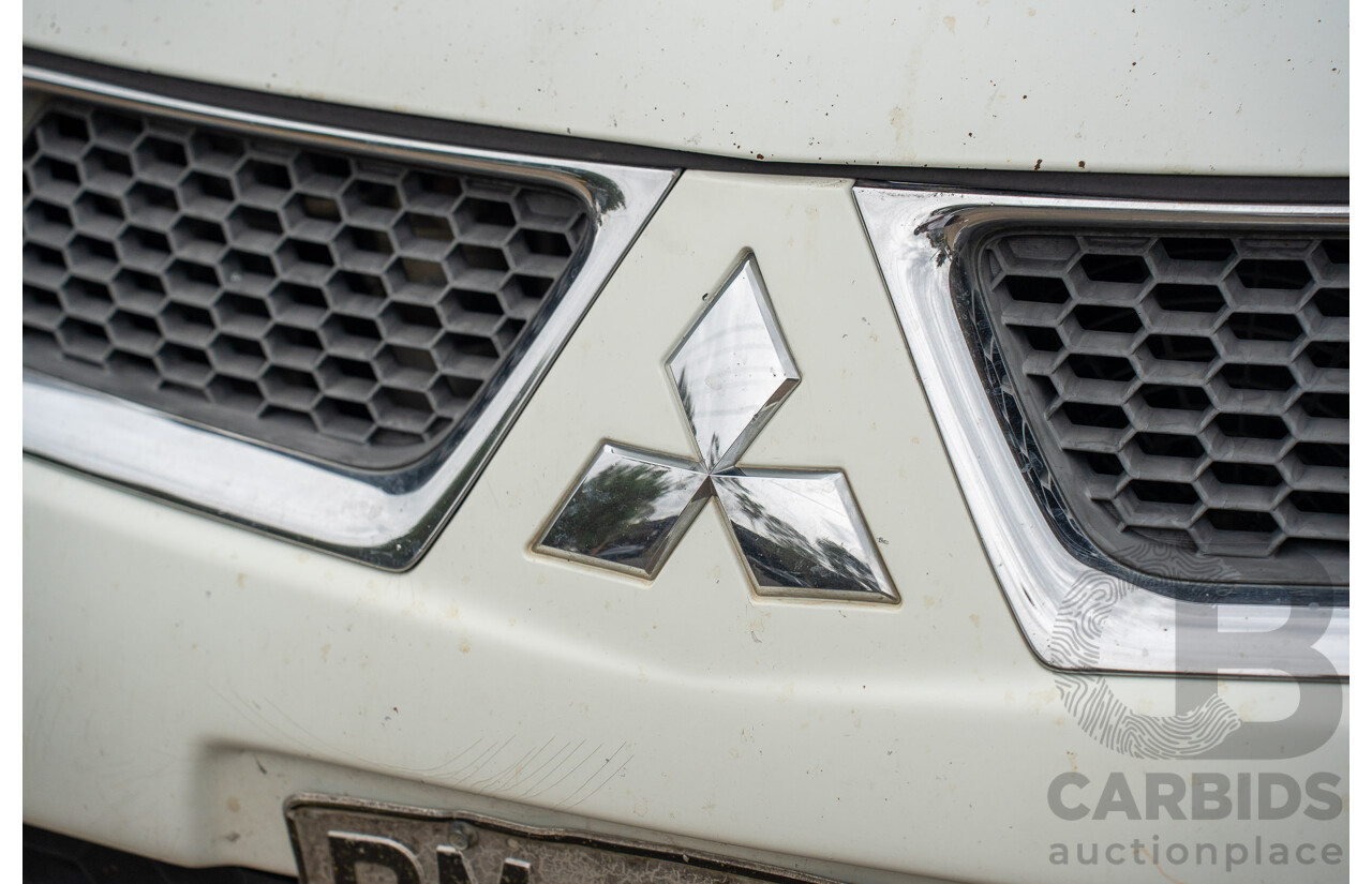 3/2011 Mitsubishi Challenger PB MY11 4d Wagon White Turbo Diesel 2.5L