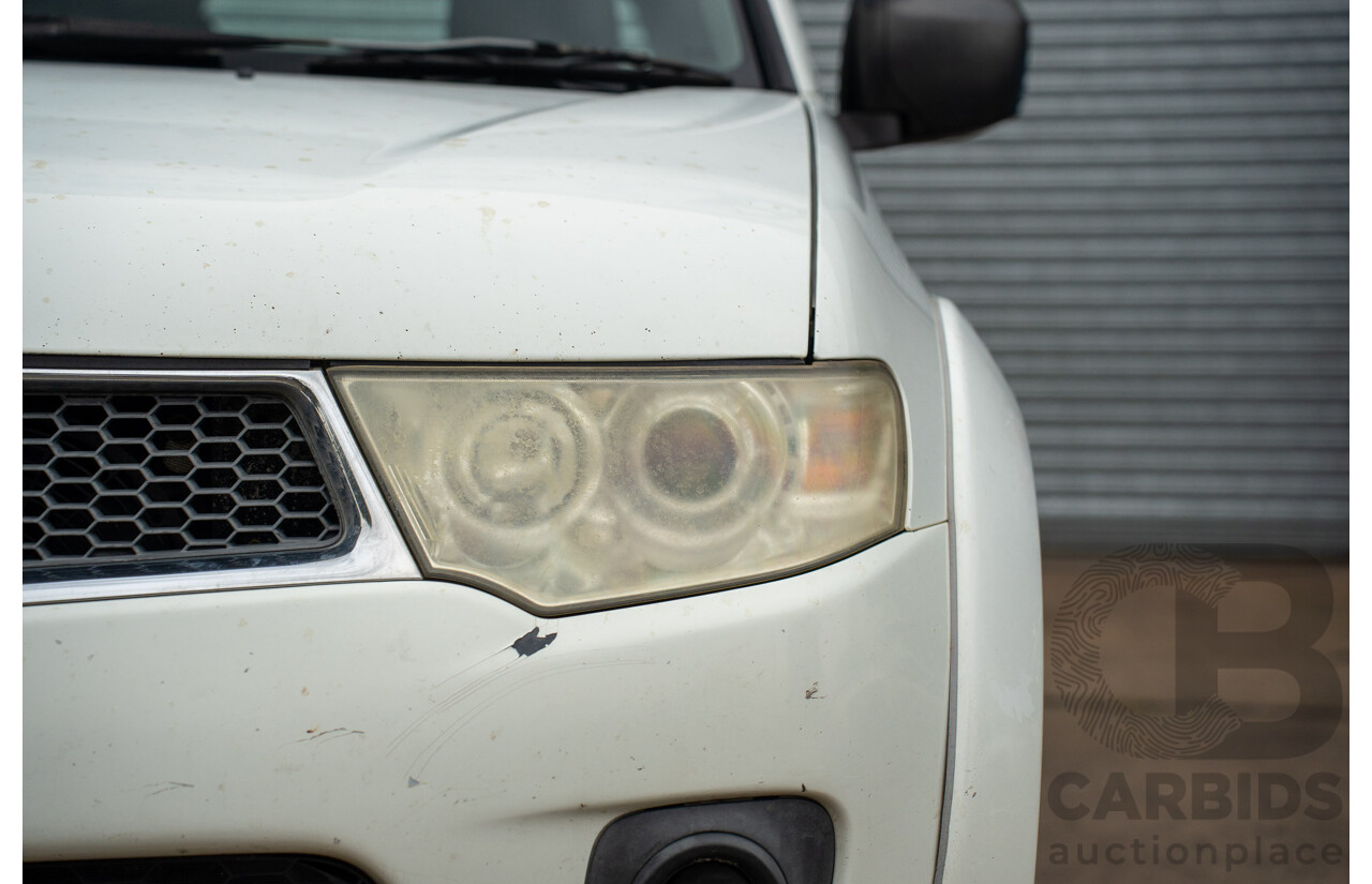 3/2011 Mitsubishi Challenger PB MY11 4d Wagon White Turbo Diesel 2.5L