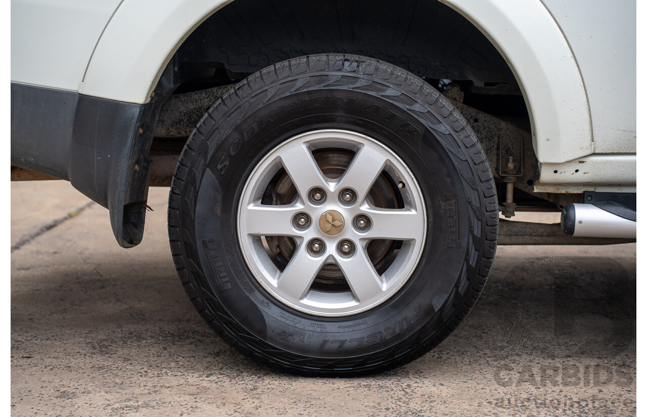 3/2011 Mitsubishi Challenger PB MY11 4d Wagon White Turbo Diesel 2.5L