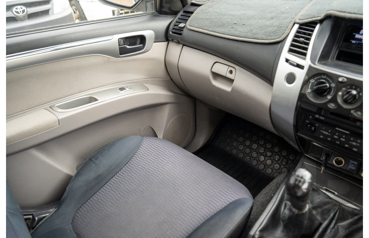 3/2011 Mitsubishi Challenger PB MY11 4d Wagon White Turbo Diesel 2.5L