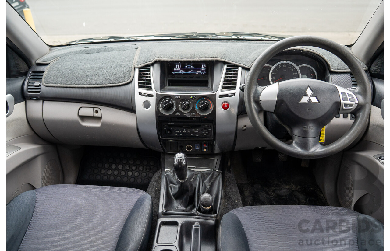 3/2011 Mitsubishi Challenger PB MY11 4d Wagon White Turbo Diesel 2.5L