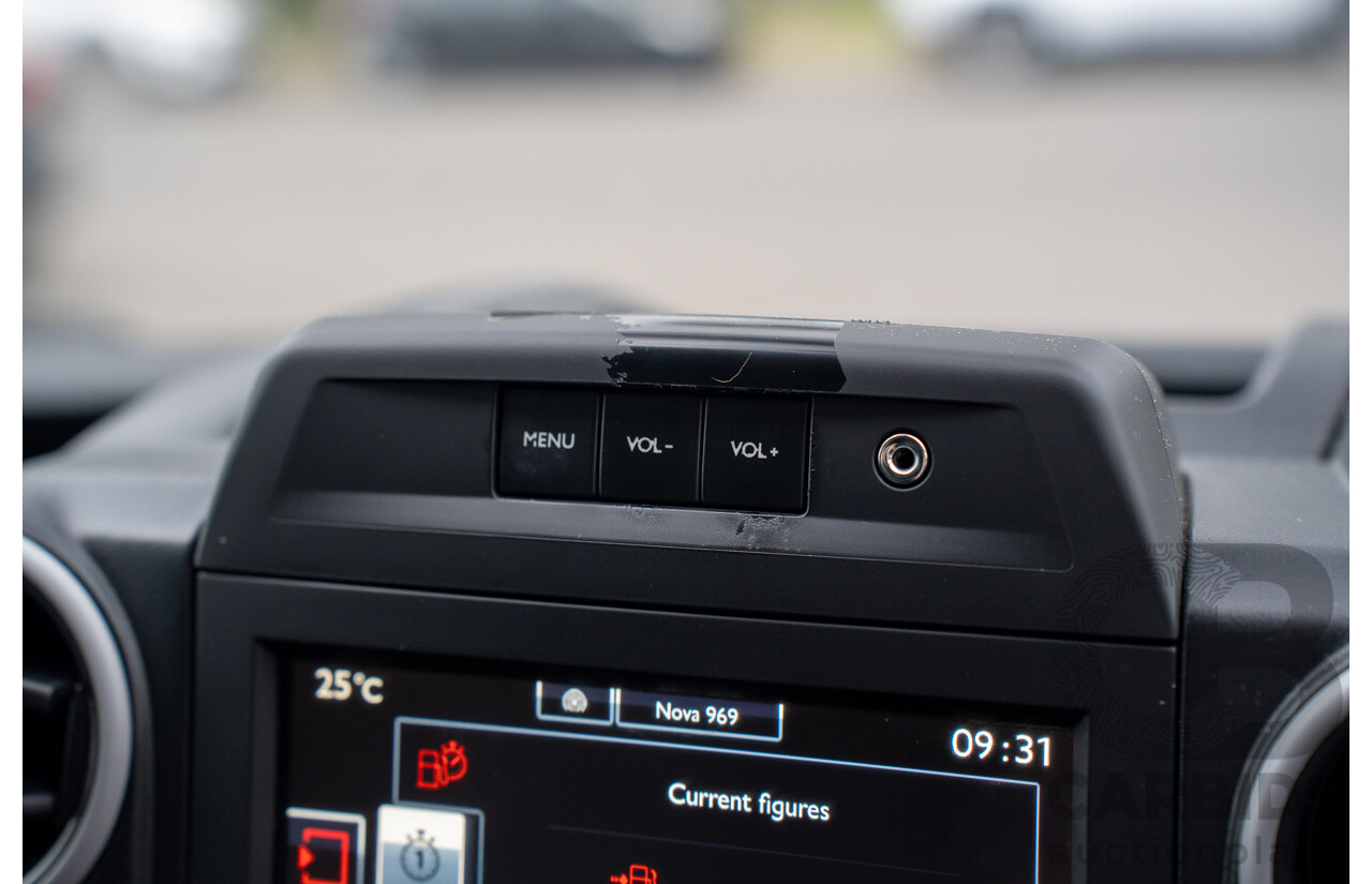 08/2017 Citroen Berlingo L1 (FWD) B9C MY17 Van Blanc Banquise White 1.6L