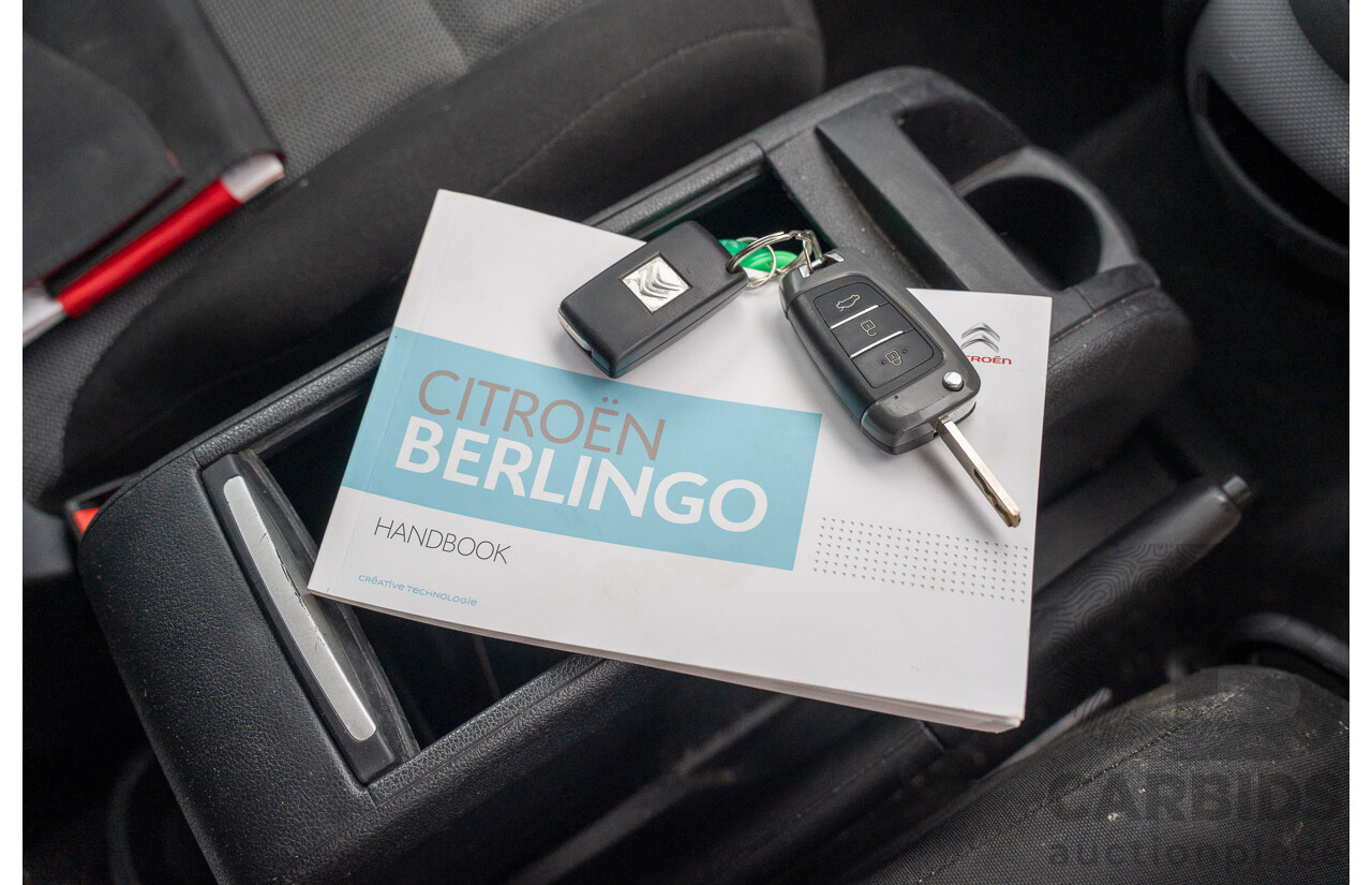 08/2017 Citroen Berlingo L1 (FWD) B9C MY17 Van Blanc Banquise White 1.6L