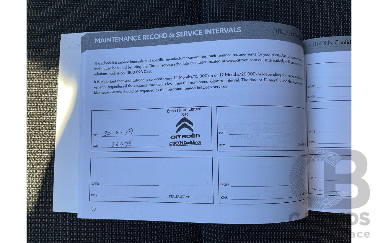 08/2017 Citroen Berlingo L1 (FWD) B9C MY17 Van Blanc Banquise White 1.6L