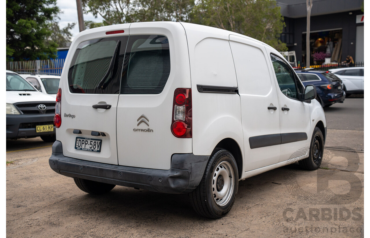08/2017 Citroen Berlingo L1 (FWD) B9C MY17 Van Blanc Banquise White 1.6L