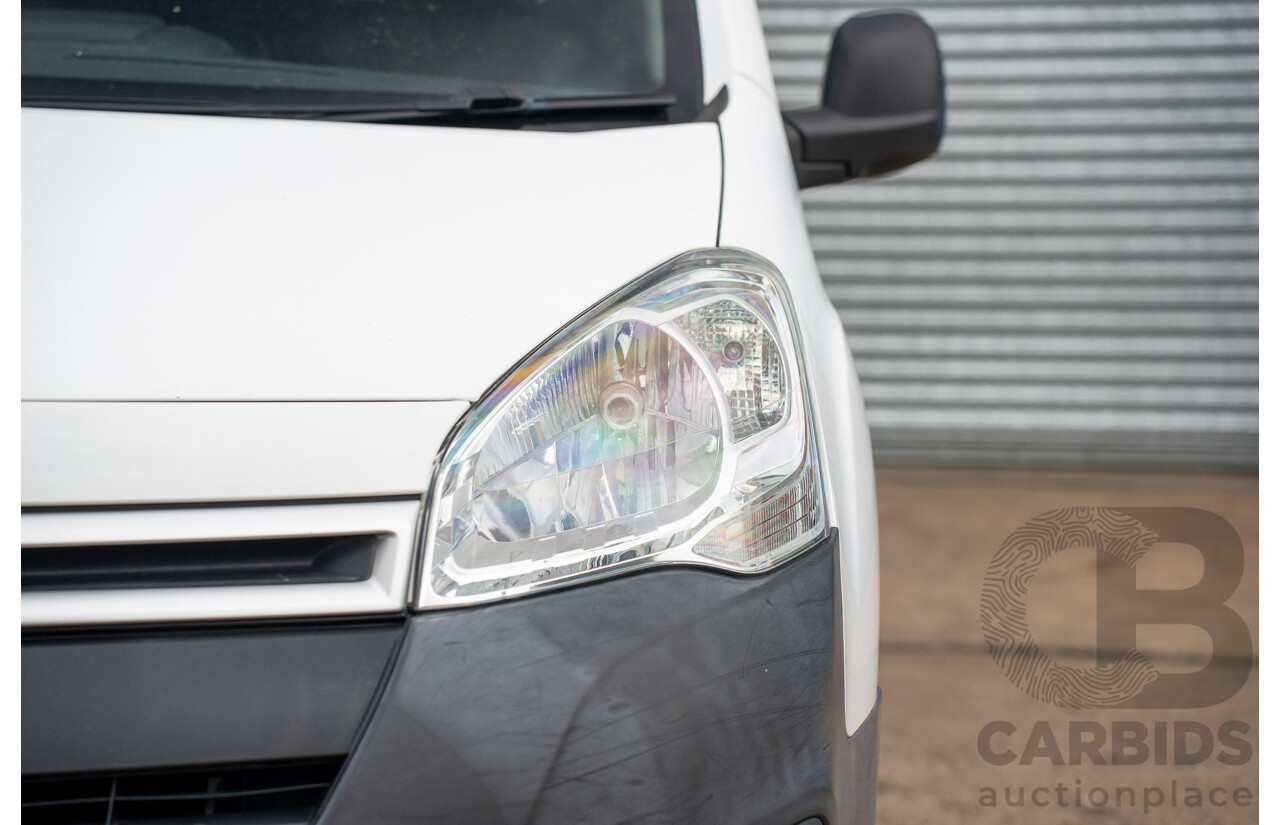 08/2017 Citroen Berlingo L1 (FWD) B9C MY17 Van Blanc Banquise White 1.6L