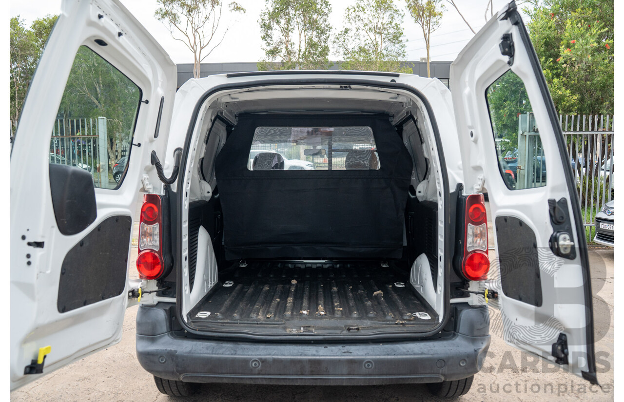 08/2017 Citroen Berlingo L1 (FWD) B9C MY17 Van Blanc Banquise White 1.6L