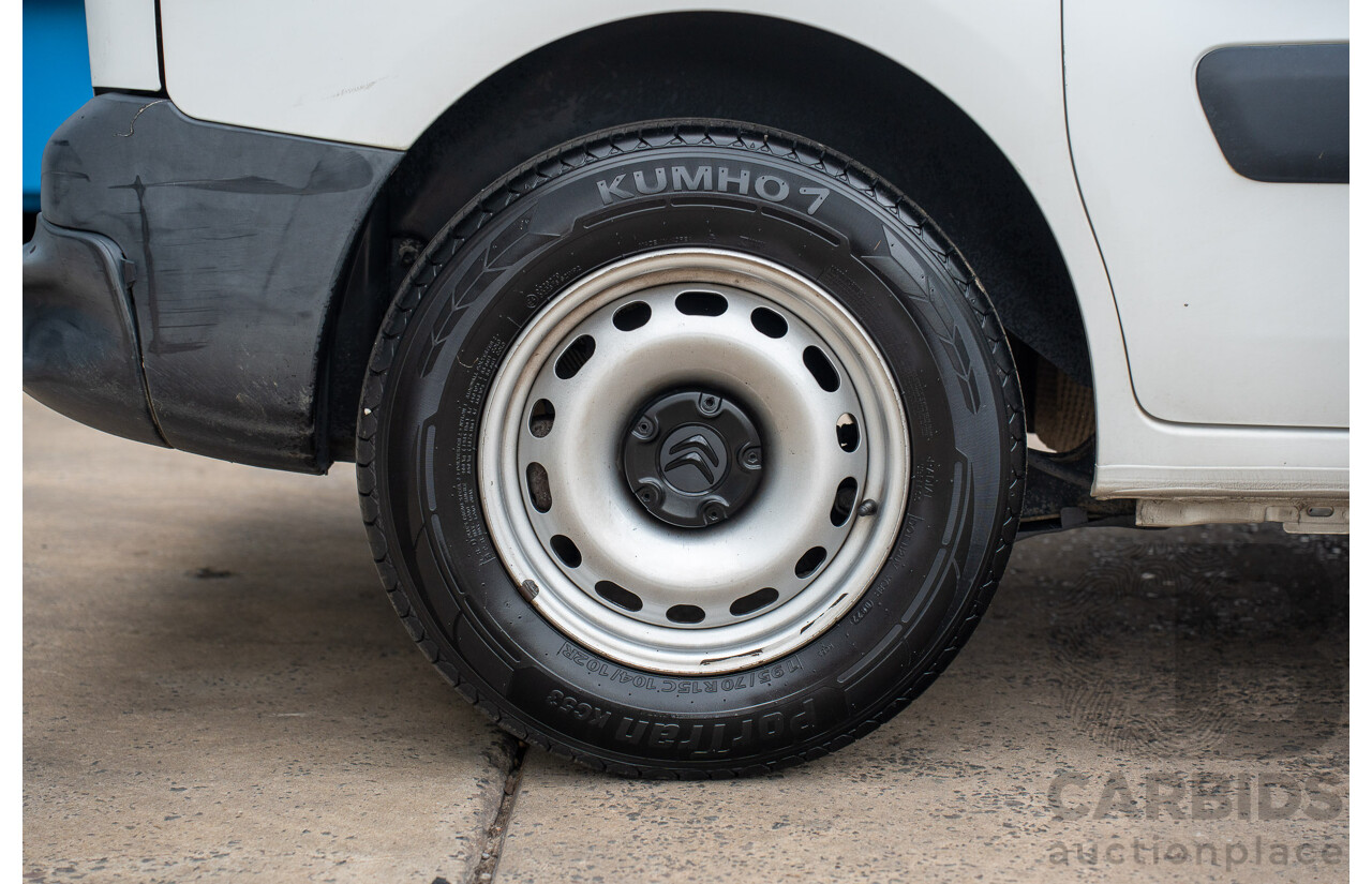 08/2017 Citroen Berlingo L1 (FWD) B9C MY17 Van Blanc Banquise White 1.6L