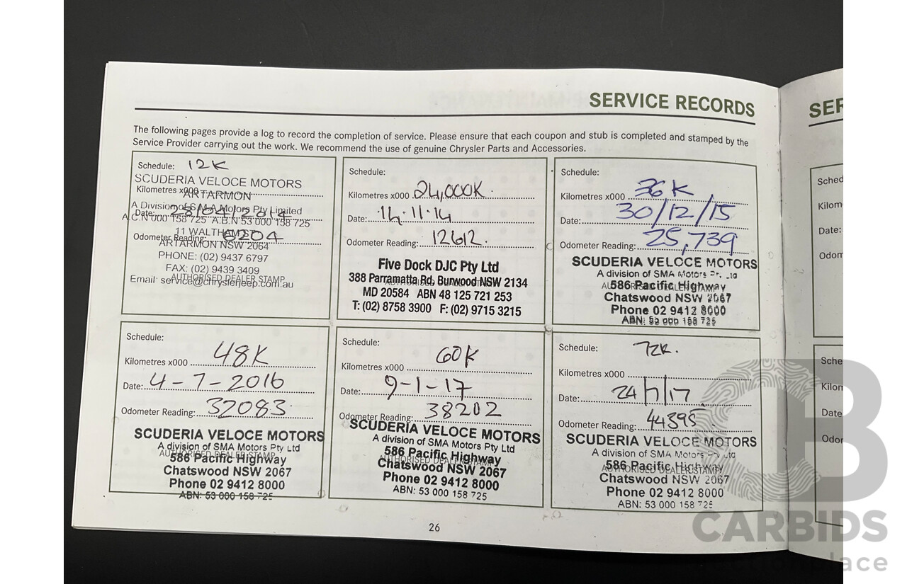 10/2013 Jeep Grand Cherokee Laredo WK MY14 4d Wagon Granite Crystal Pearl V6 3.6L