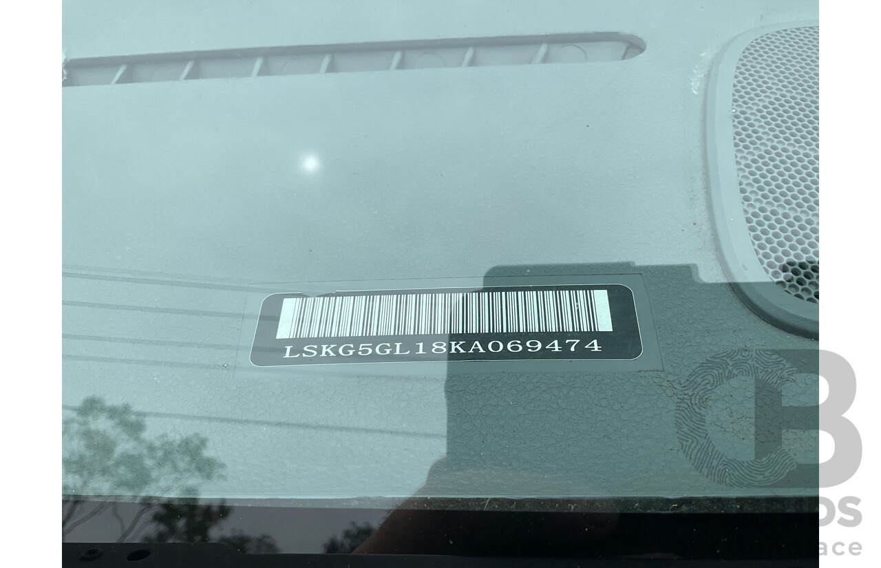 09/2019 LDV V80 LWB MID (FWD) K1 MY19 4d Van White 2.5L