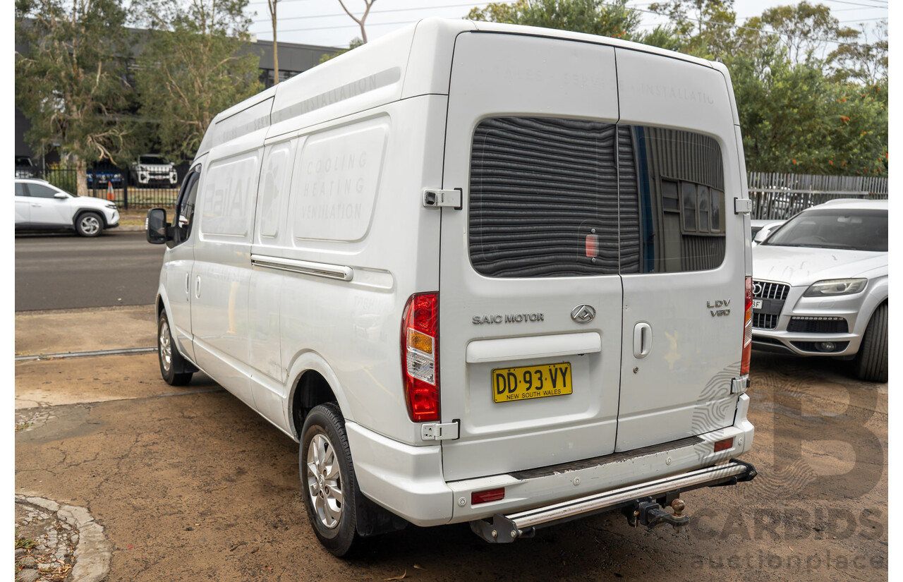 09/2019 LDV V80 LWB MID (FWD) K1 MY19 4d Van White 2.5L