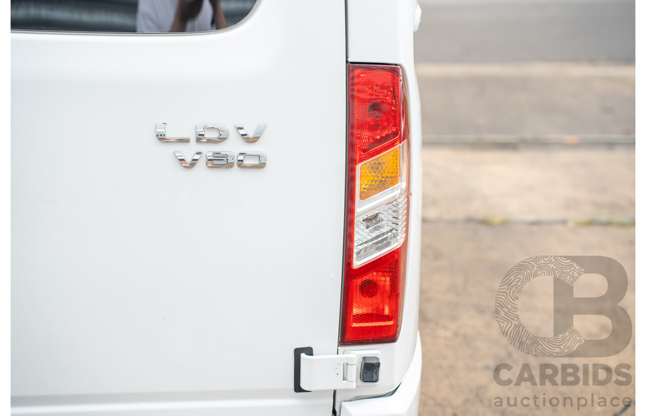 09/2019 LDV V80 LWB MID (FWD) K1 MY19 4d Van White 2.5L